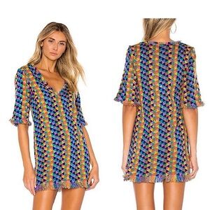 House of Harlow 1960 Multicolor Geometric Pattern